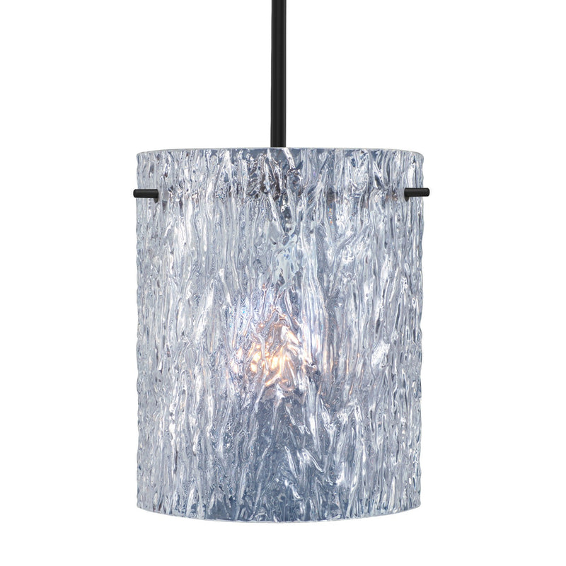 Besa 1TT-400600-BK One Light Pendant, Black