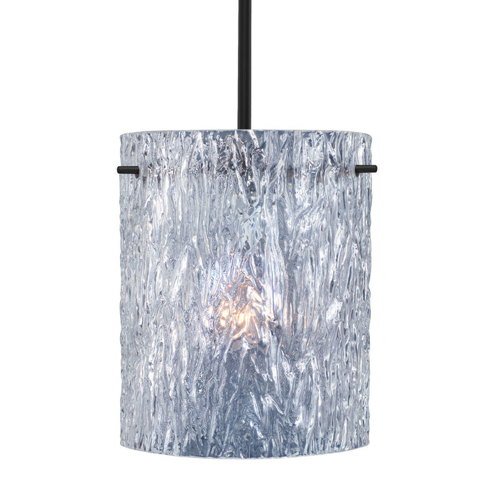 Besa 1TT-400600-BK One Light Pendant, Black