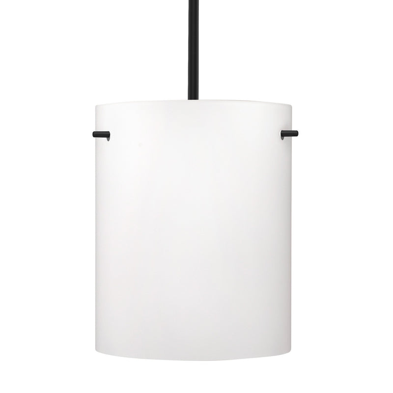 Besa 1TT-400607-BK One Light Pendant, Black