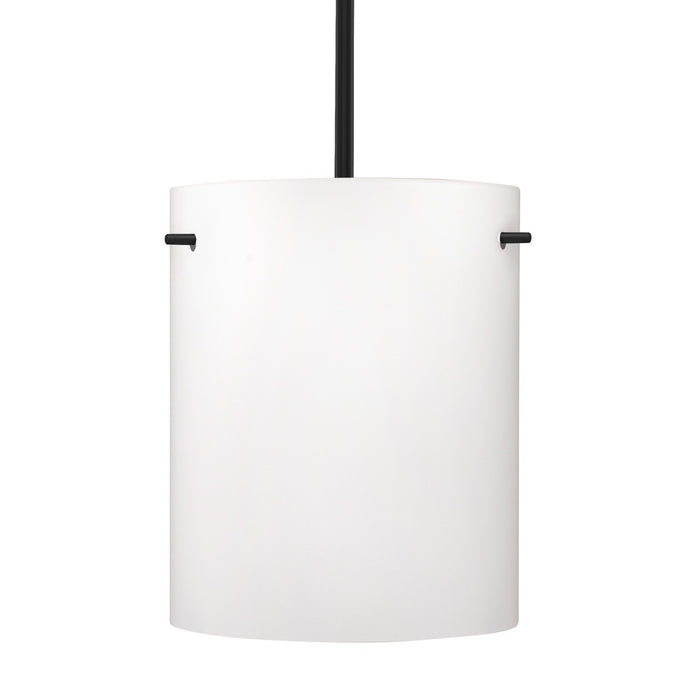 Besa 1TT-400607-BK One Light Pendant, Black