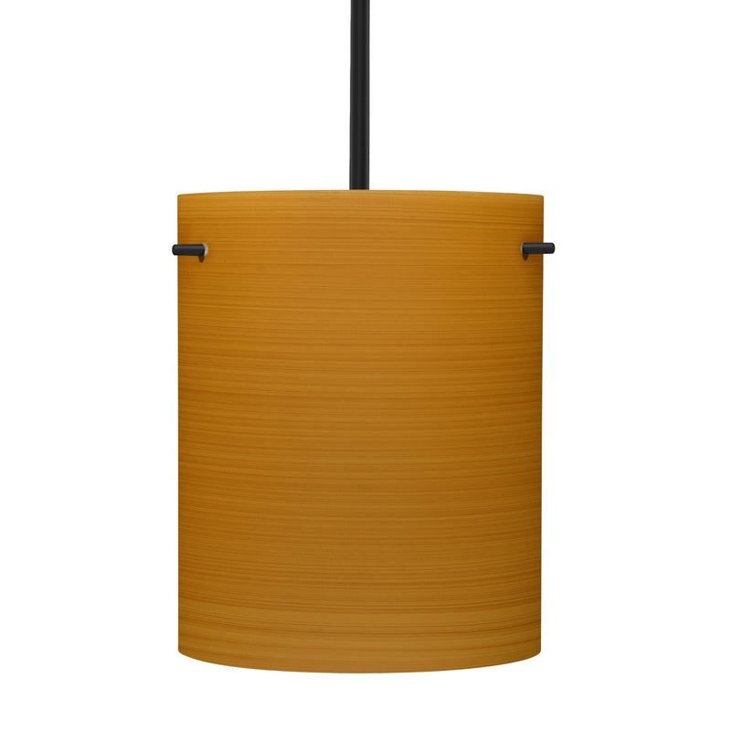 Besa 1TT-4006OK-BK One Light Pendant, Black