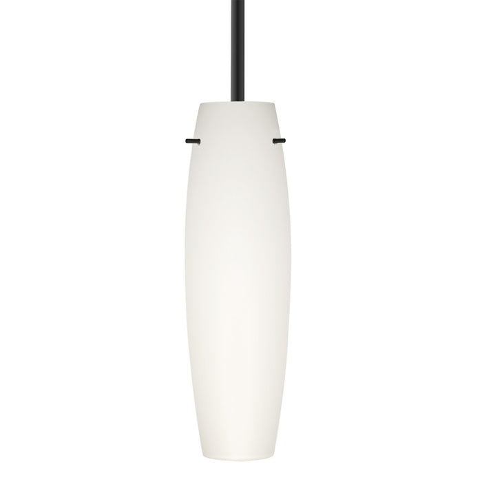 Besa 1TT-412119-BK One Light Pendant, Black
