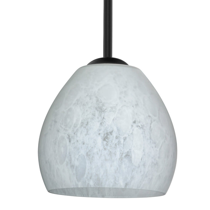 Besa 1TT-412219-BK One Light Pendant, Black