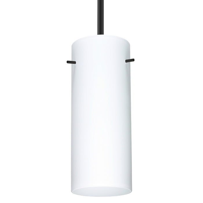 Besa 1TT-412307-BK One Light Pendant, Black