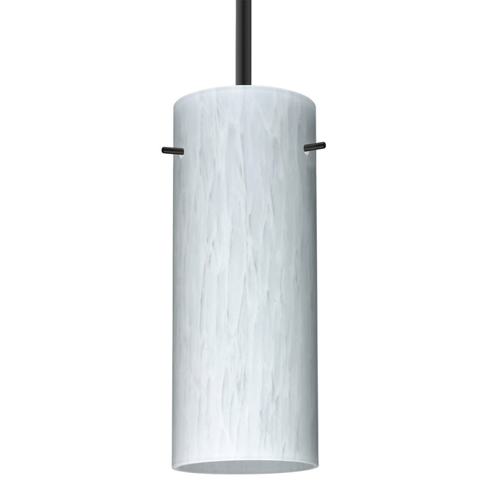 Besa 1TT-412319-BK One Light Pendant, Black
