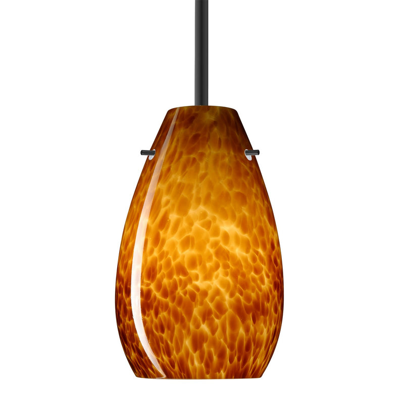Besa 1TT-412618-BK One Light Pendant, Black