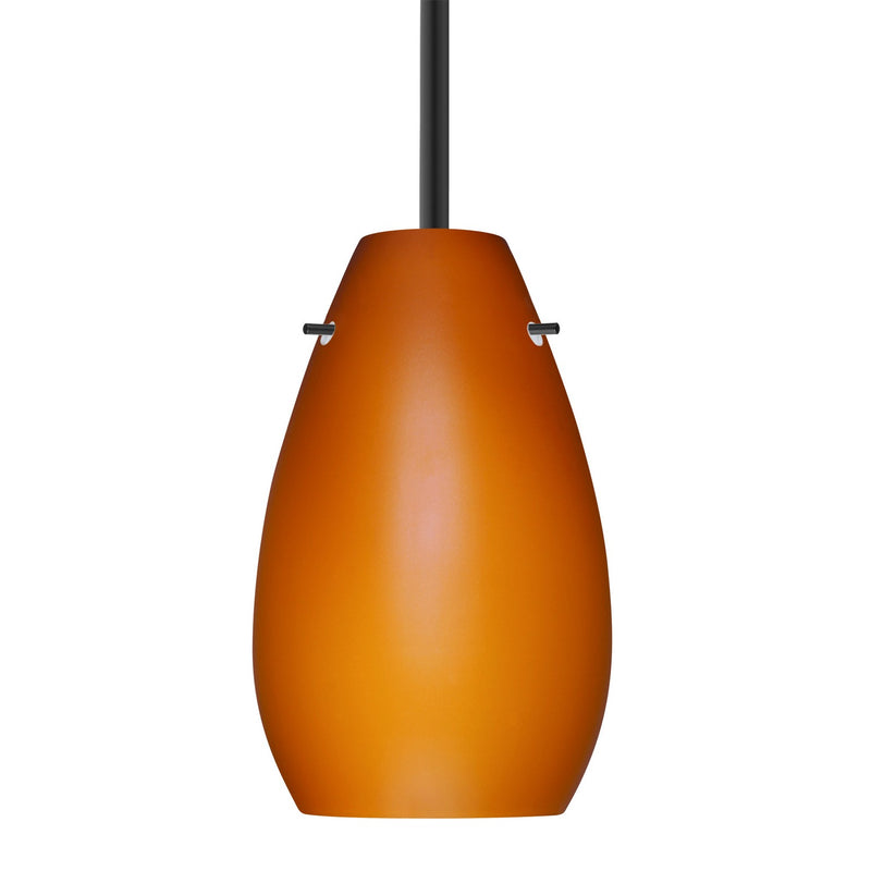 Besa 1TT-412680-BK One Light Pendant, Black