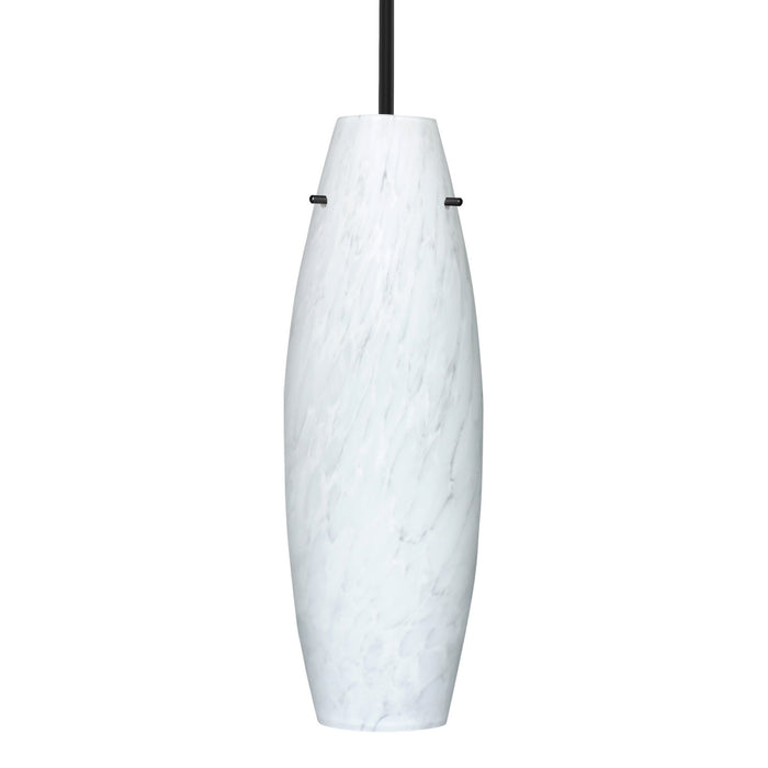 Besa 1TT-412719-BK One Light Pendant, Black
