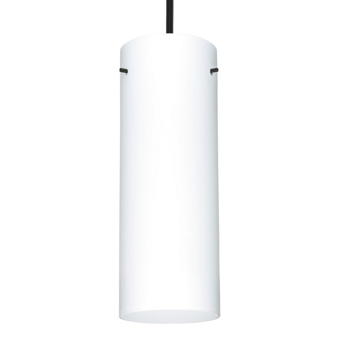 Besa 1TT-412807-BK One Light Pendant, Black