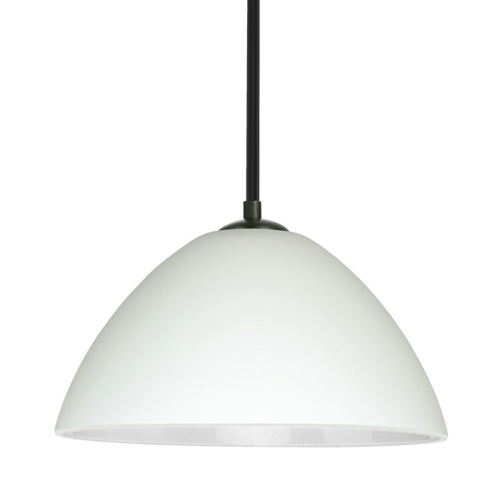 Besa 1TT-420107-BK One Light Pendant, Black