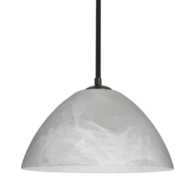 Besa 1TT-420152-BK One Light Pendant, Black