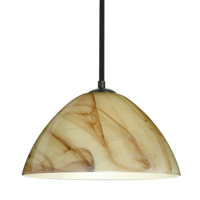 Besa 1TT-420183-BK One Light Pendant, Black
