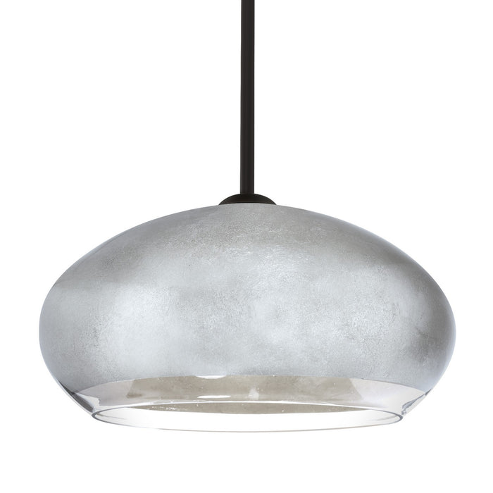 Besa 1TT-4345SF-BK One Light Pendant, Black