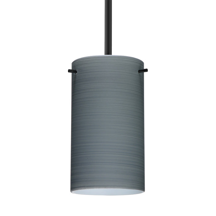 Besa 1TT-4404TN-BK One Light Pendant, Black