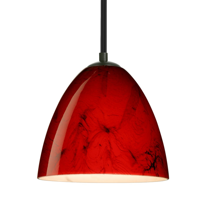 Besa 1TT-4470MA-BK One Light Pendant, Black