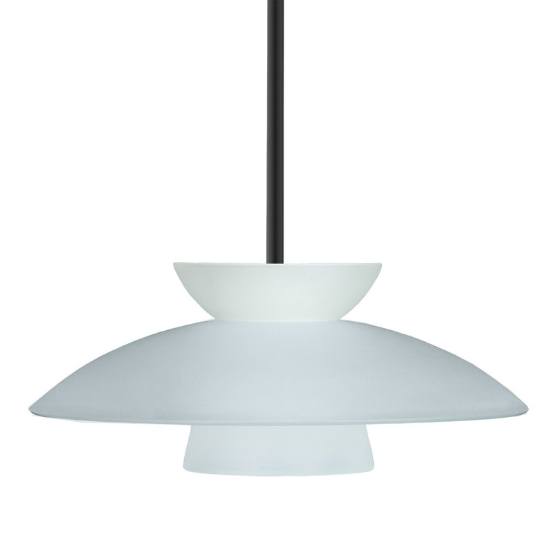 Besa 1TT-451325-LED-BK LED Pendant, Black