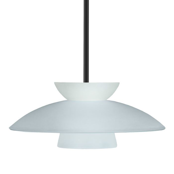 Besa 1TT-451325-LED-BK LED Pendant, Black