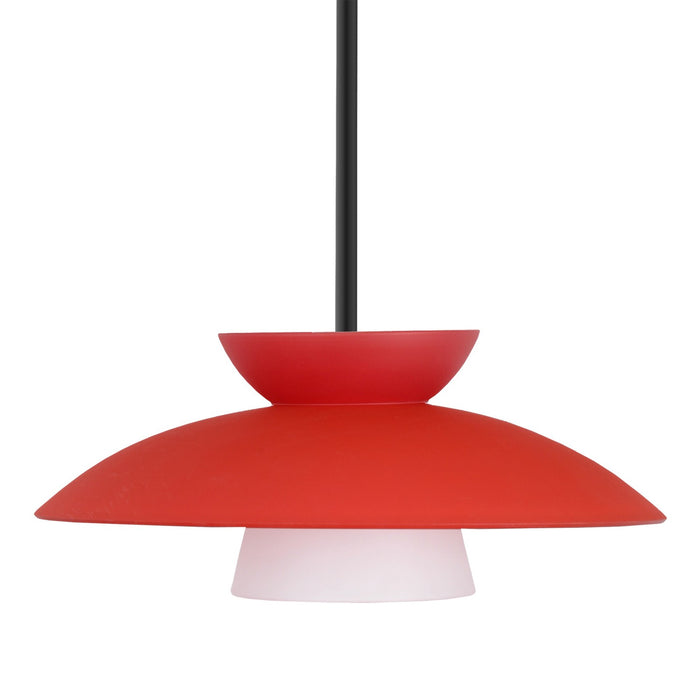 Besa 1TT-451331-BK One Light Pendant, Black