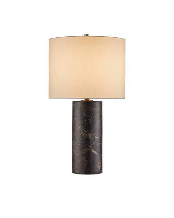 Currey and Company 6000-0974 One Light Table Lamp, Coffee Brown / Antique Brass