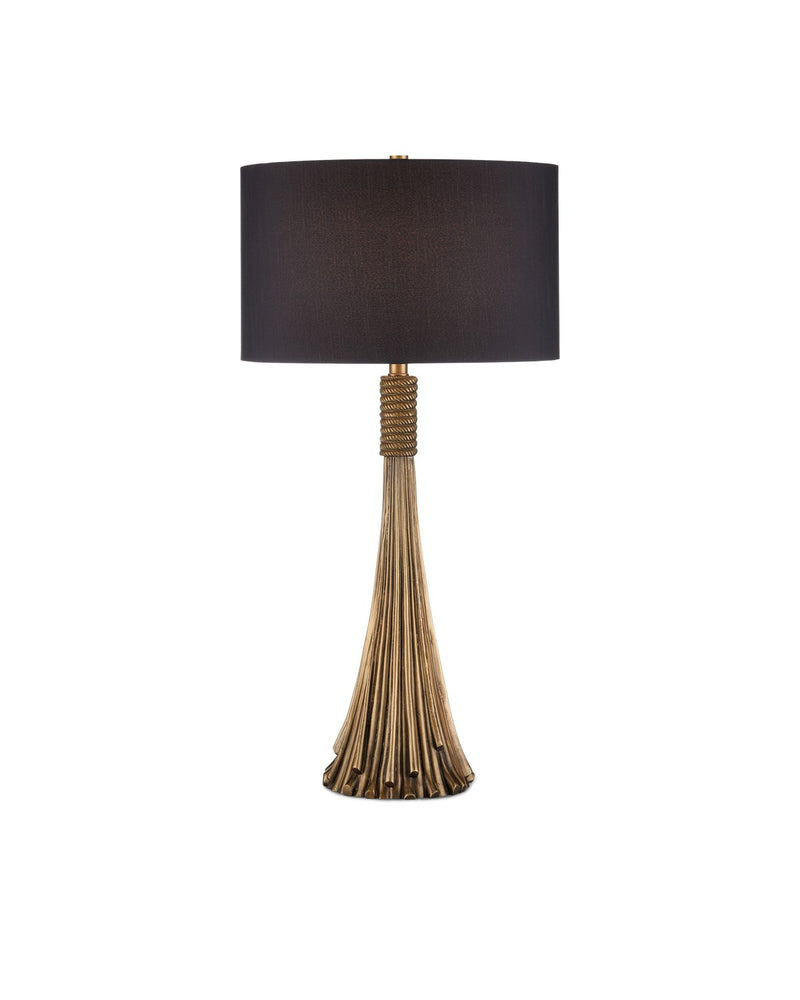 Currey and Company 6000-0983 One Light Table Lamp, Antique Brass