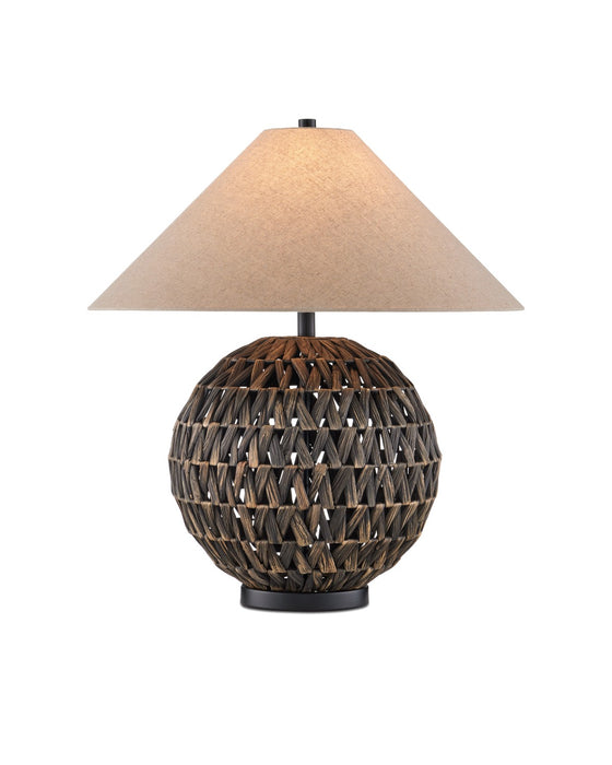 Currey and Company 6000-1005 One Light Table Lamp, Black