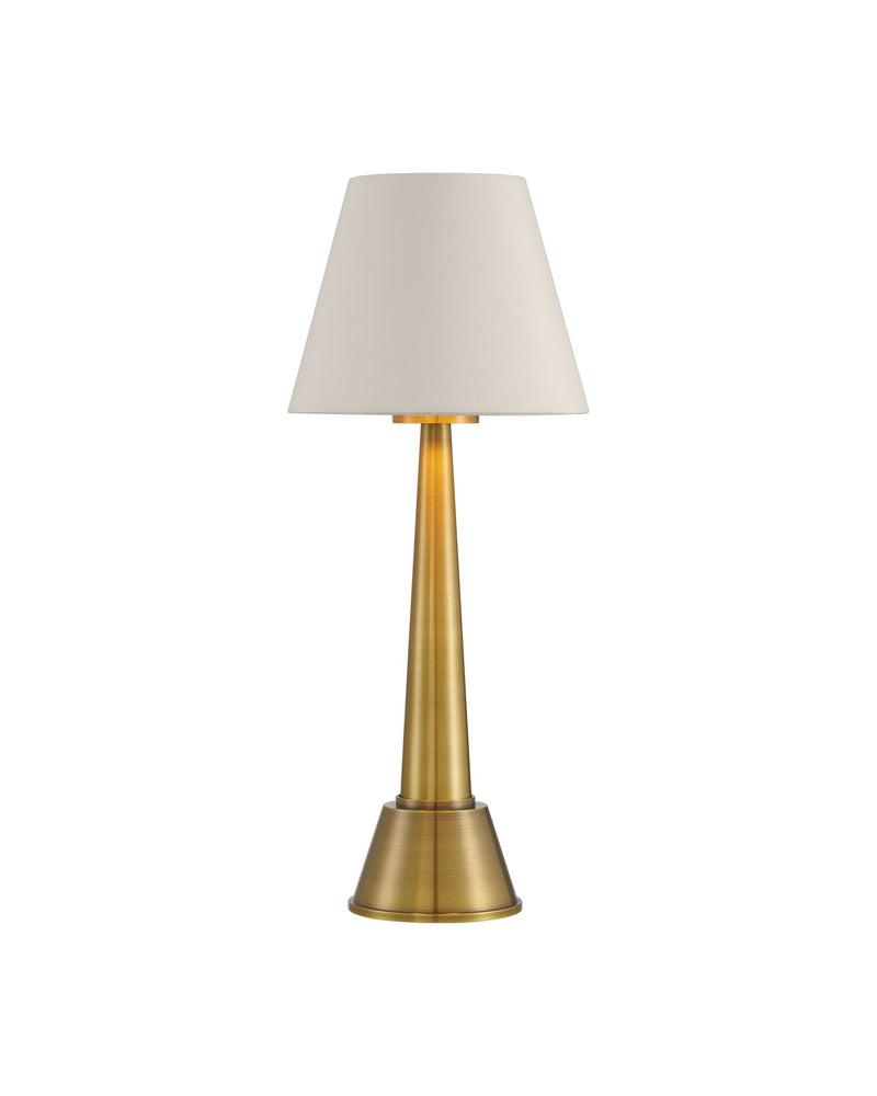 Currey and Company 6700-0003 One Light Table Lamp, Brass