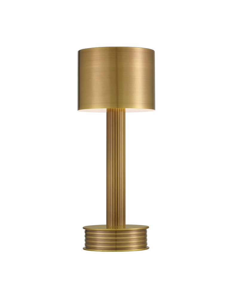 Currey and Company 6700-0010 LED Table Lamp, Brass