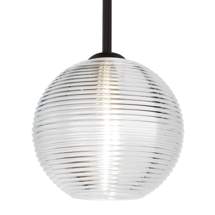 Besa 1TT-461600-BK One Light Pendant, Black