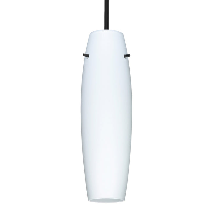 Besa 1TT-489707-BK One Light Pendant, Black