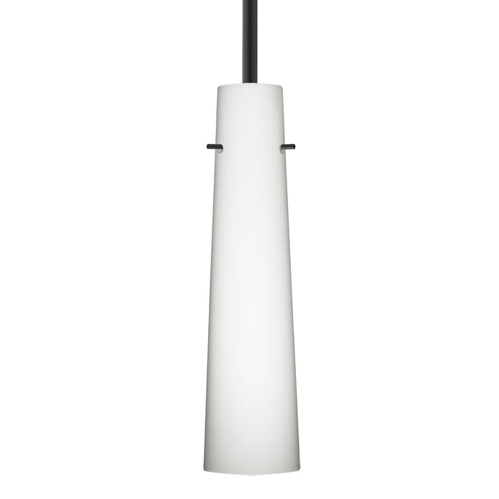 Besa 1TT-567407-BK One Light Pendant, Black