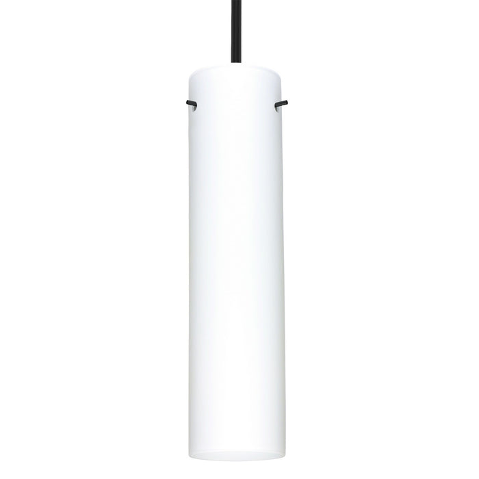 Besa 1TT-722407-BK One Light Pendant, Black