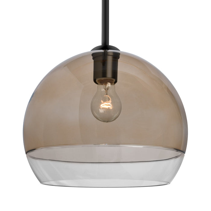 Besa 1TT-ALLY12SM-BK One Light Pendant, Black