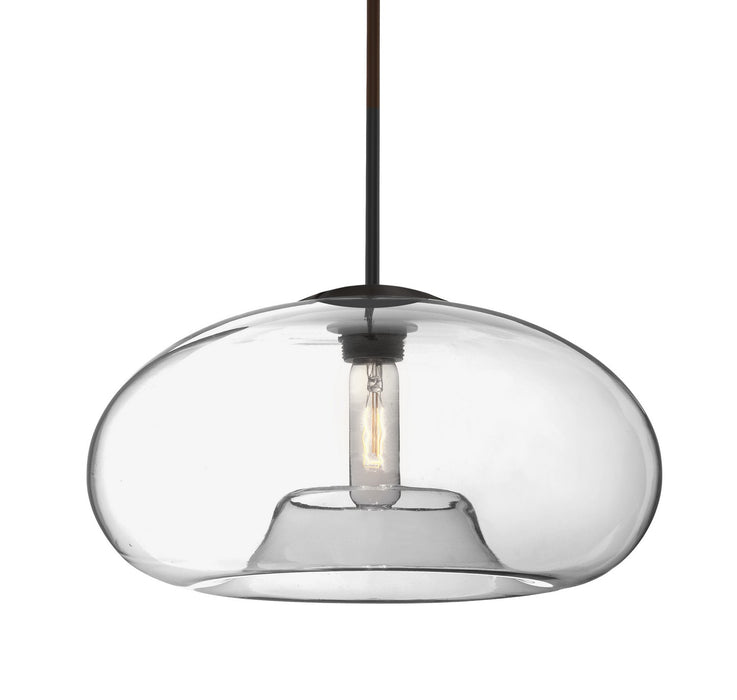 Besa 1TT-BANA15CL-BK One Light Pendant, Black