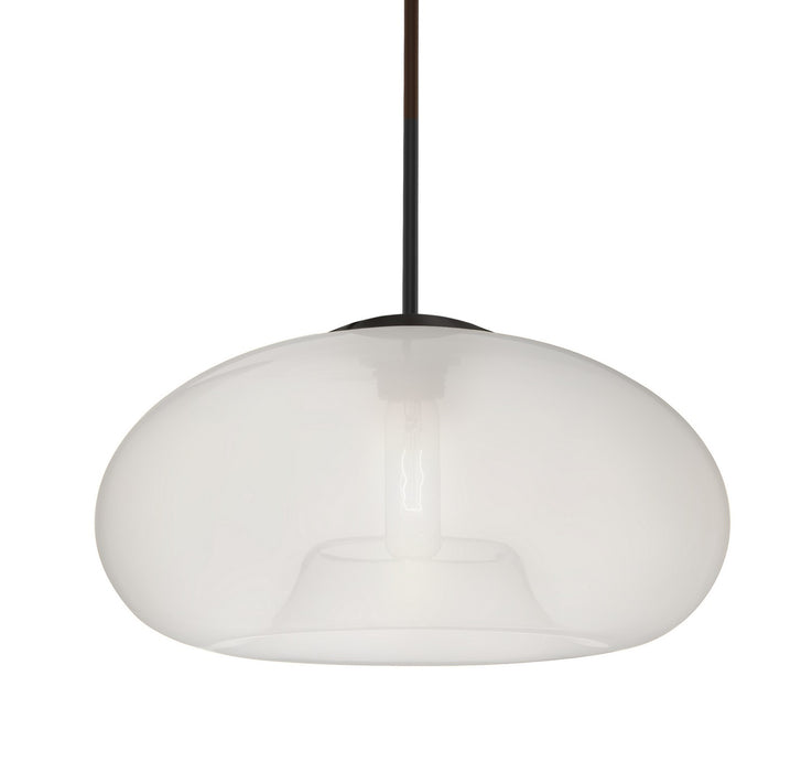 Besa 1TT-BANA15FR-BK One Light Pendant, Black