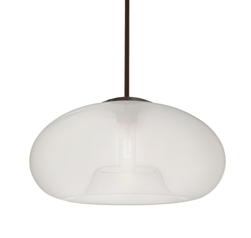 Besa 1TT-BANA15FR-BR One Light Pendant, Bronze