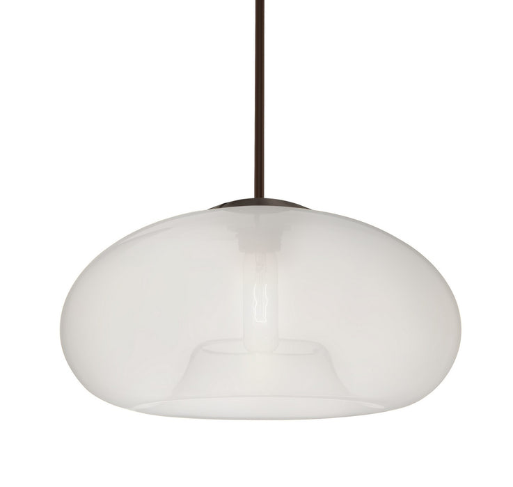 Besa 1TT-BANA15FR-BR One Light Pendant, Bronze