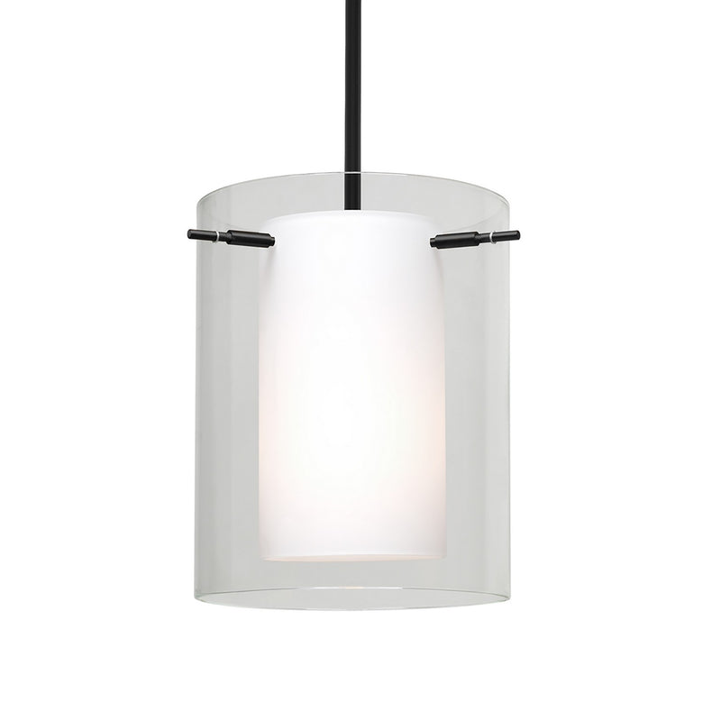 Besa 1TT-C00607-LED-BK LED Pendant, Black