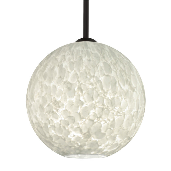 Besa 1TT-COCO1219-BK One Light Pendant, Black