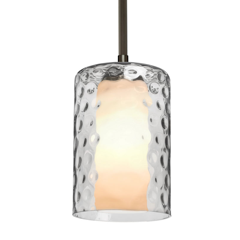 Besa 1TT-ESACL-BR One Light Pendant, Bronze