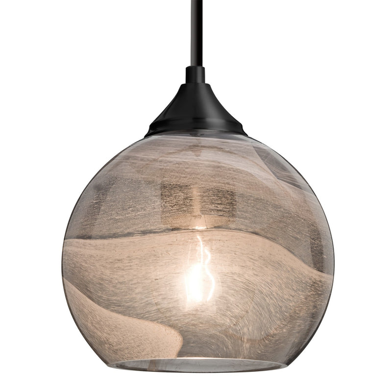 Besa 1TT-JILLYSM-BK One Light Pendant, Black