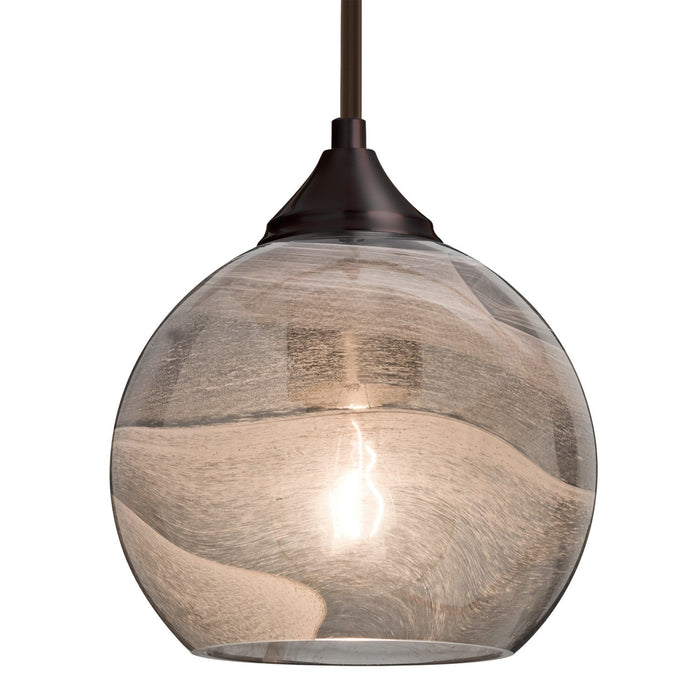 Besa 1TT-JILLYSM-BR One Light Pendant, Bronze