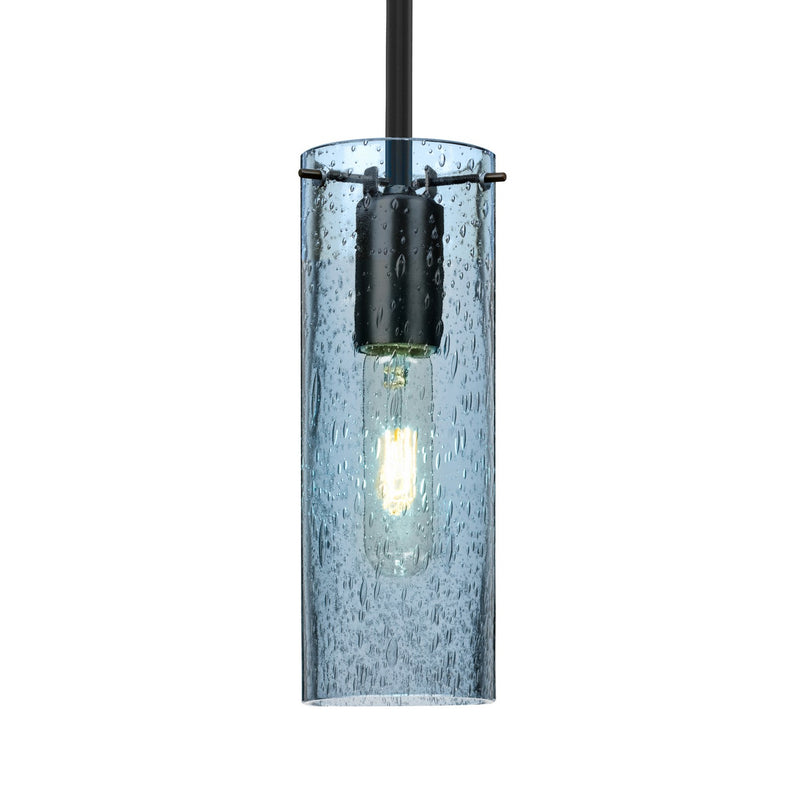 Besa 1TT-JUNI10BL-BK One Light Pendant, Black