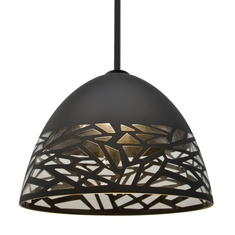 Besa 1TT-KIEVBK-BK One Light Pendant, Black
