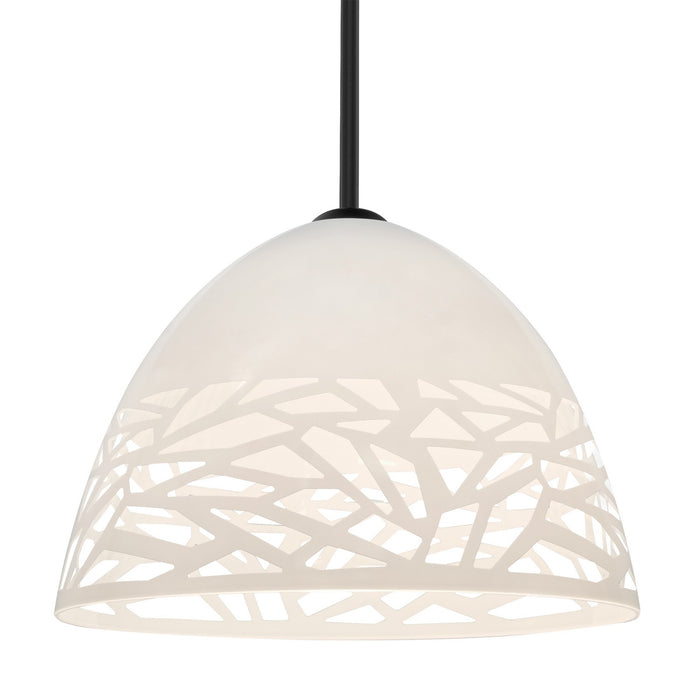 Besa 1TT-KIEVWH-LED-BK LED Pendant, Black