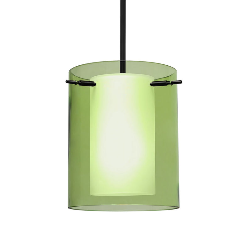 Besa 1TT-L00607-BK One Light Pendant, Black