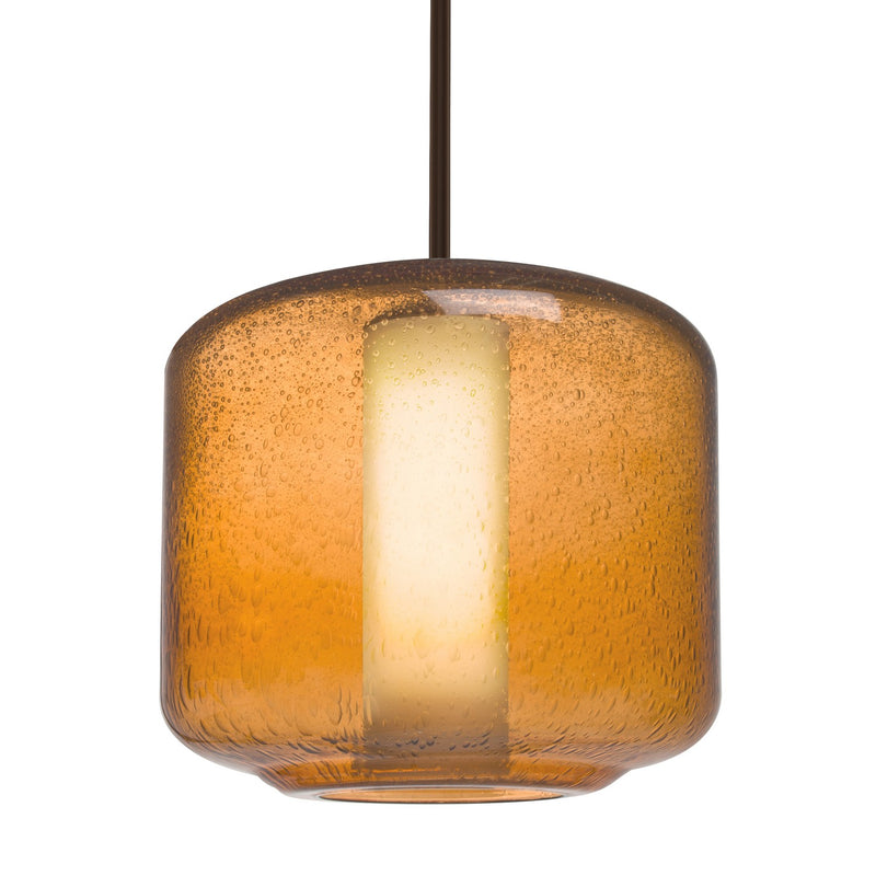Besa 1TT-NILES10AO-LED-BR LED Pendant, Bronze