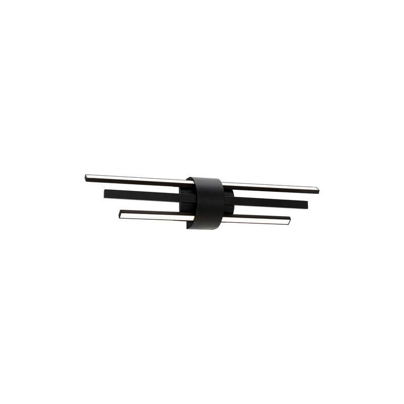 W.A.C. Lighting WS-15422-BK LED Bath, Black