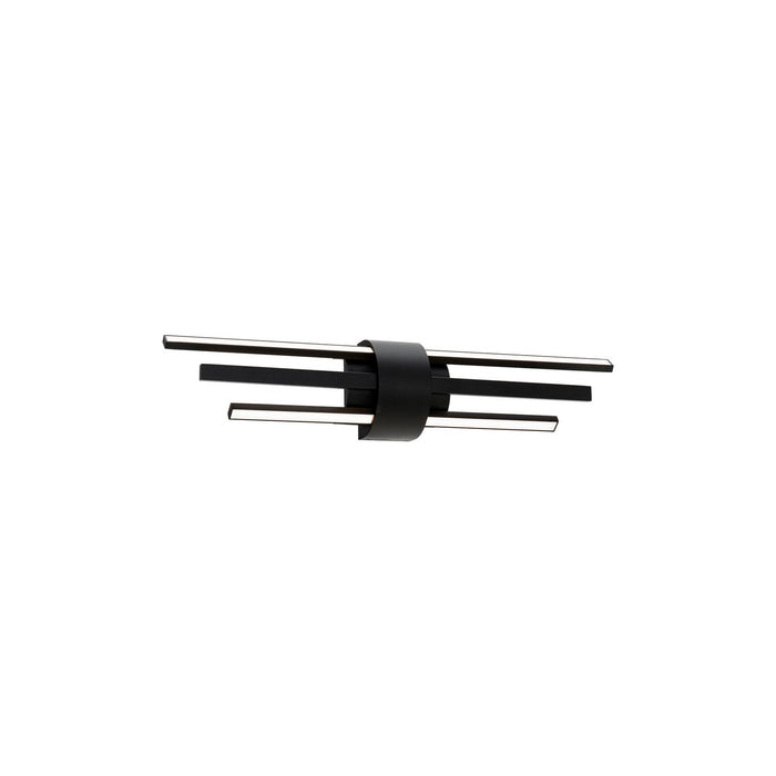 W.A.C. Lighting WS-15422-BK LED Bath, Black