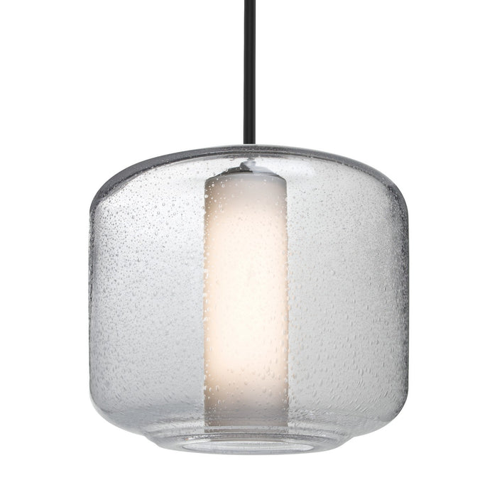 Besa 1TT-NILES10CO-BK One Light Pendant, Black