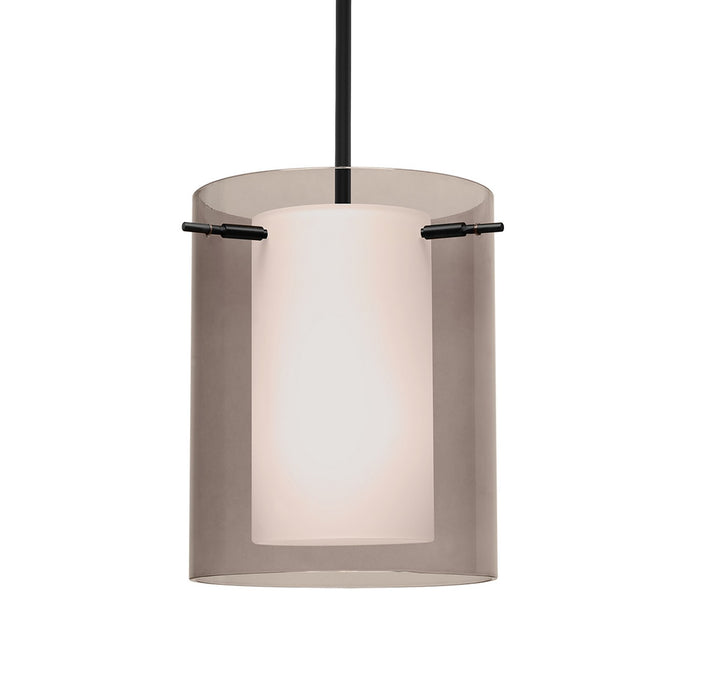 Besa 1TT-S00607-BK One Light Pendant, Black